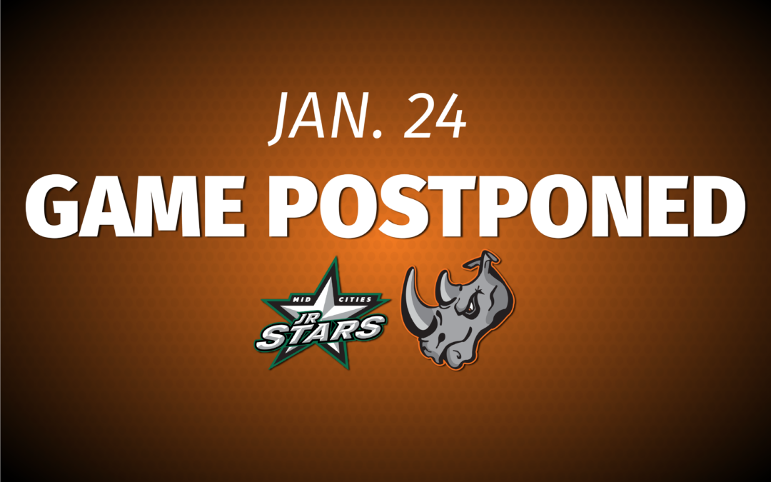 Jan. 24 Game Postponed