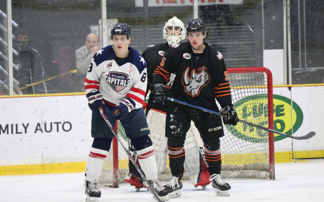 Rhinos Sweep Capitals After OT Win