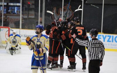 Rhinos sweep Ice Bats 6-2 in Game 3