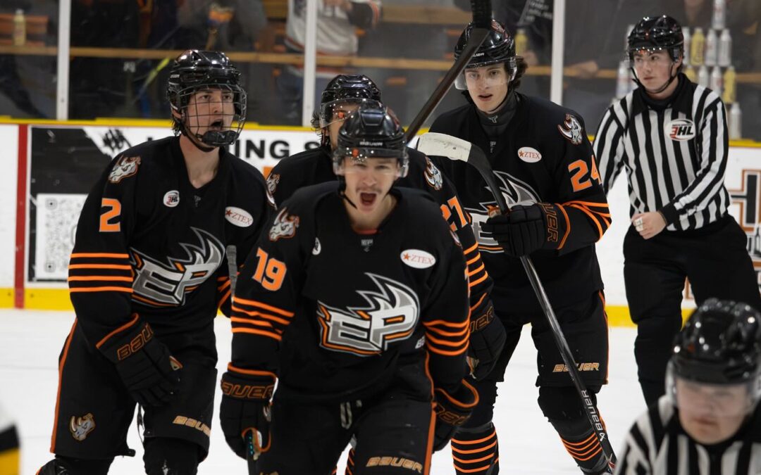 Rhinos sweep Oilers 11-1 in Game 2