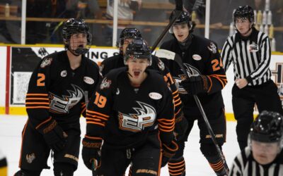 Rhinos sweep Oilers 11-1 in Game 2