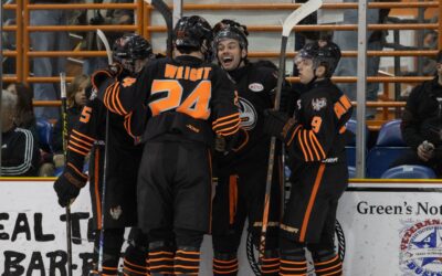 Rhinos Strike Black Gold, Sweeping Oilers 4-2 in Game 2