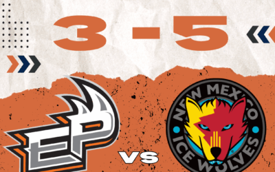 Rhinos fall to Ice Wolves 3-5 on the Road